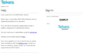 Tekes Login