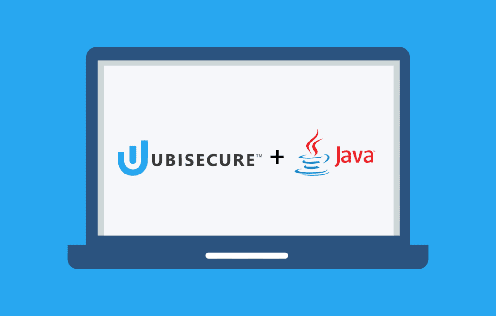 Ubisecure and Java logos