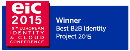 Winner EIC 2015 Best B2B Identity Project