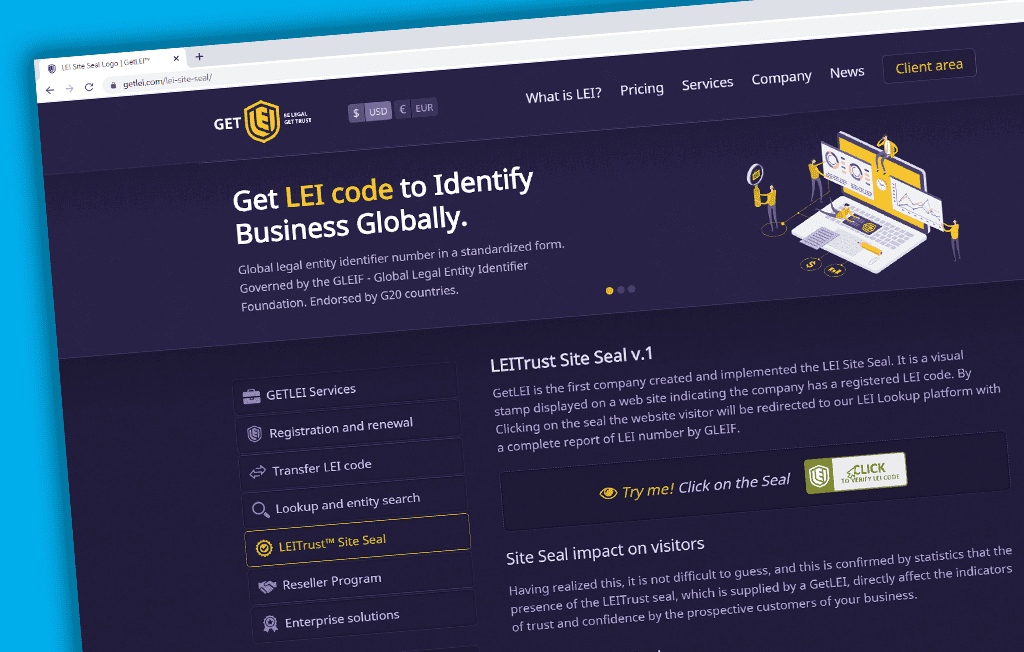 GetLEI website