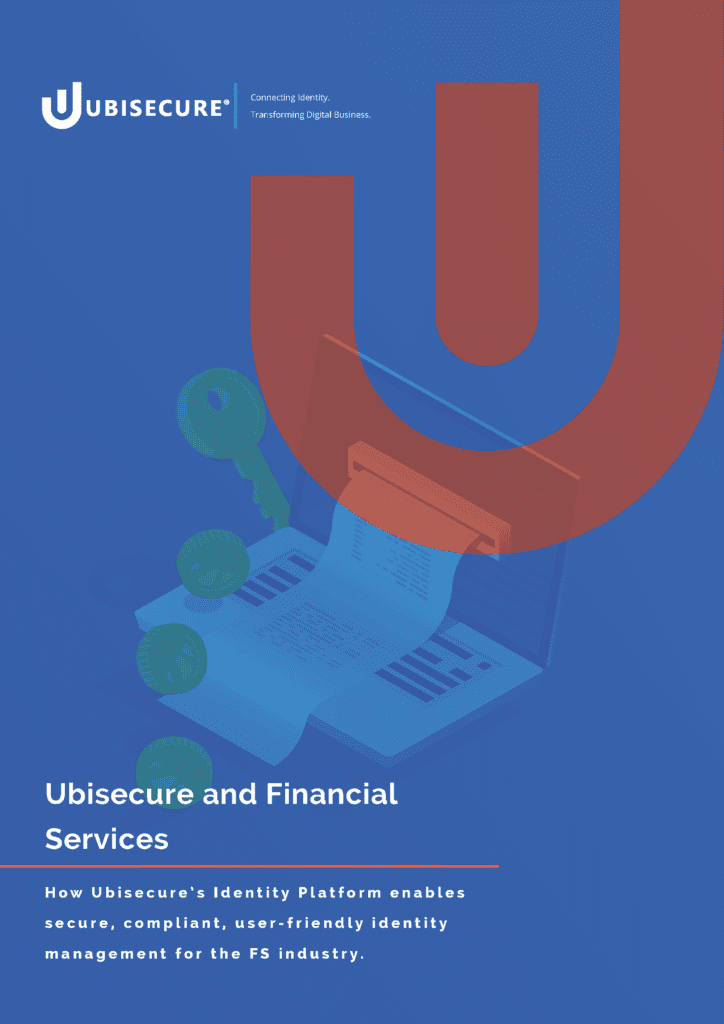 Ubisecure and Financial Services page 1