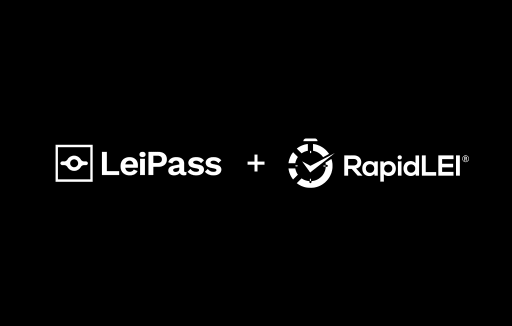 LEI Pass logo + RapidLEI logo