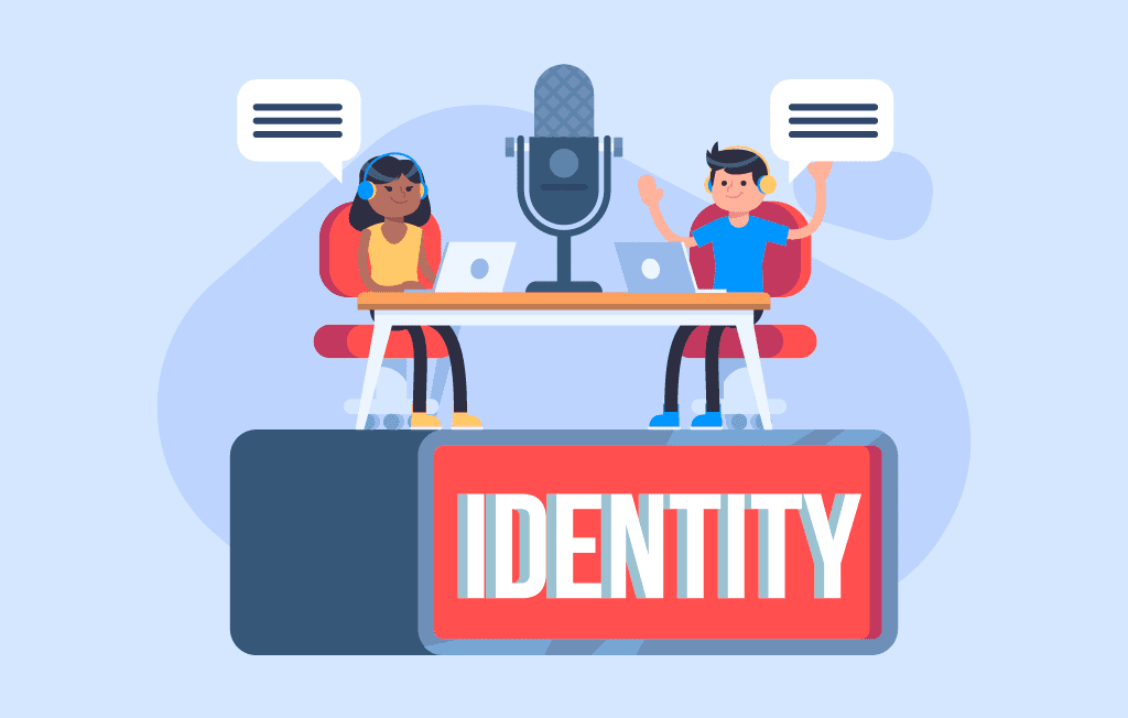 identity podcast concept