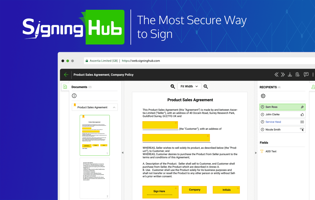 SigningHub Ubisecure