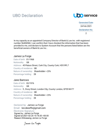 example-ubo UBO Declaration