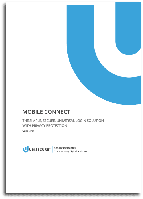Mobile Connect white paper page 1