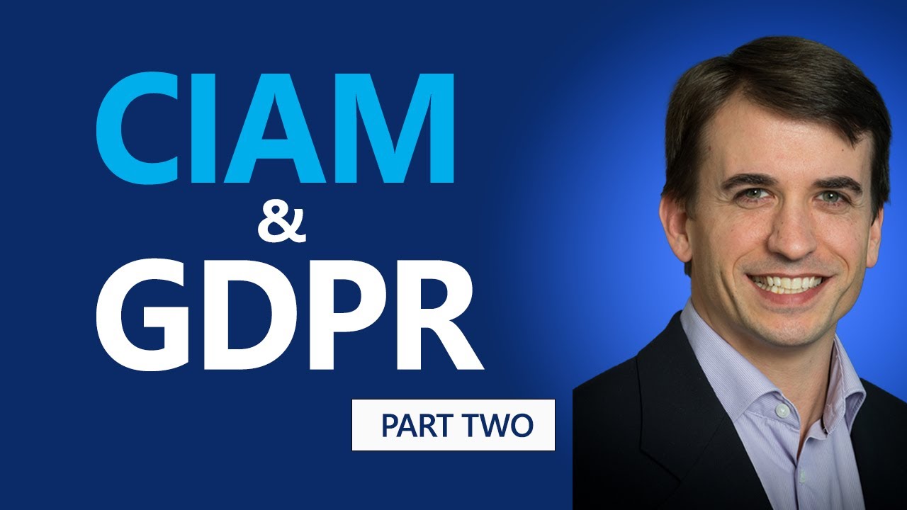 GDPR & Identity, part 2 video